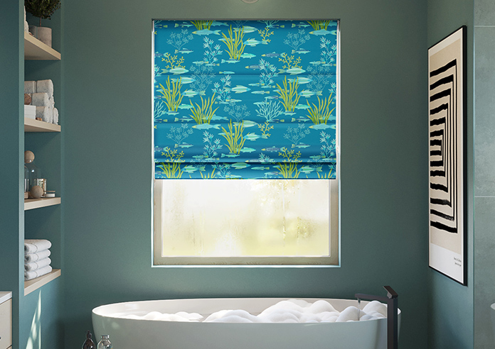 Shallows, Aquarius - Motorised Roman Blind - Image 3